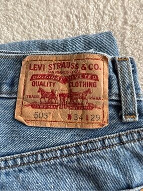 Levi's Light Blue Straight Leg Jeans
